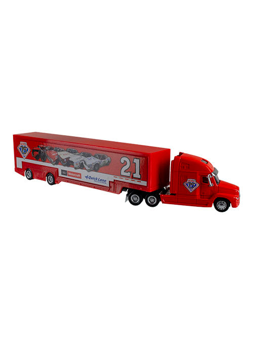 Wood Brothers 75th Anniversary Hauler - Angled Front right Side View