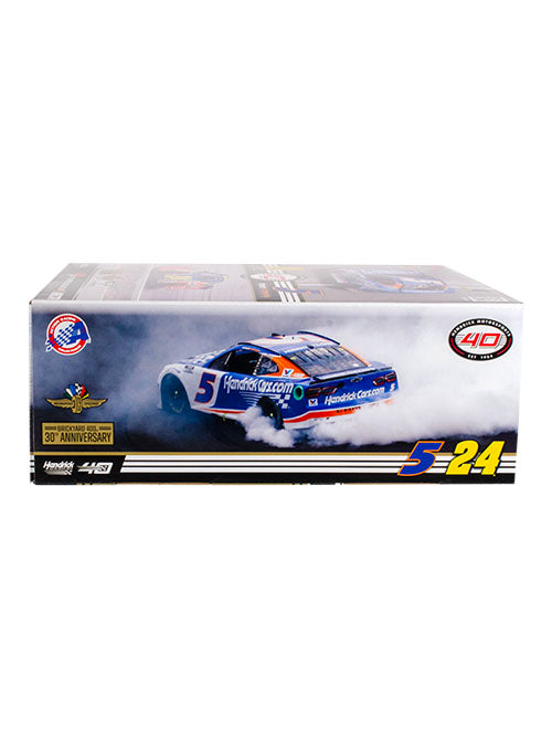 Kyle Larson & Jeff Gordon 1:24 Diecast Bundle Set - Jeff Gordon Car Side of Box View