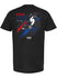 Kyle Larson Hendricks T-Shirt in Black - Back view