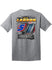 2026 Kyle Larson Race Day Ready Tee in Grey - Back View