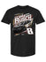 Kyle Busch Rebel Bourbon T-Shirt in Black - Front View