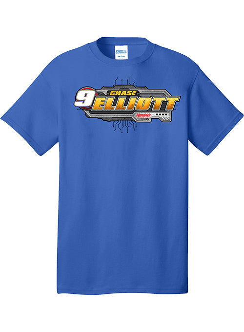 2026 Chase Elliott Race Day Ready Tee in Blue - Front View