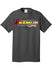 2026 Denny Hamlin Race Day Ready Tee in Grey - Front View