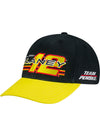 Ryan Blaney Retro Stripe Hat in Black - front left View