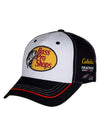 Martin Truex Jr. Bass Pro Shops Uniform Hat in Black, White, and Yellow - Angled Left Side View