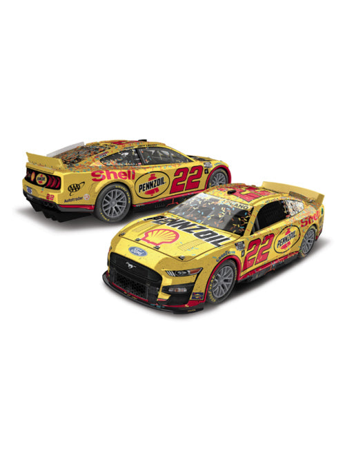2022 Joey Logano Championship Weekend 1:24 Win Diecast - Duel Sided View