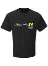 Jeff Gordon 2001 Championship T-Shirt in Black - Front View