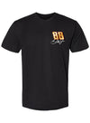 Dale Jr National Guard T-Shirt in Black - Front View