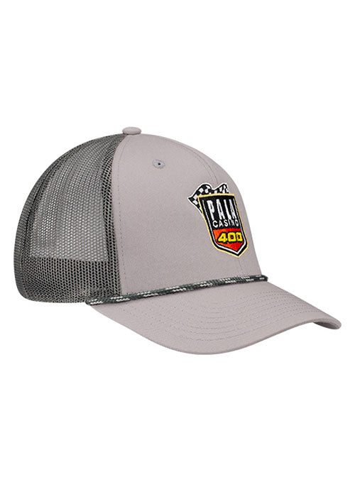 2023 Pala Casino 400 Rope Hat in Grey - Angled Right Side View