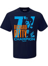 Richard Petty 7X Champion T-Shirt in Blue - Front View
