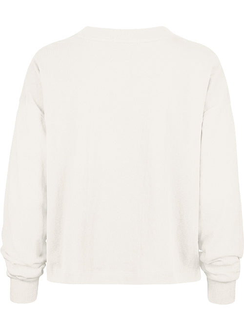 Ladies Homestead-Miami Speedway Muse Sydney Long Sleeve T-Shirt by '47 Brand in White - Back View