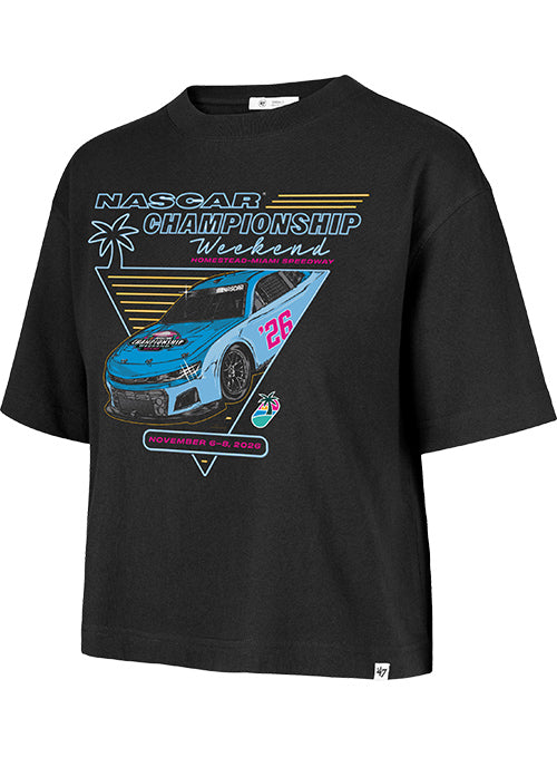 2026 Ladies '47 Brand Homestead-Miami Speedway Reed City Black T-Shirt