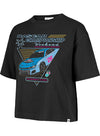 2026 Ladies '47 Brand Homestead-Miami Speedway Reed City Black T-Shirt - Front View