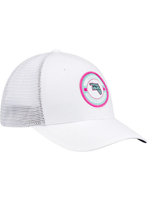 2026 Homestead Strand Trucker Hat by '47 Brand in White - Front Right View