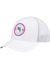 2026 Homestead Strand Trucker Hat by '47 Brand in White - Front Left View