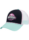 2026 Homestead Championship Weekend Event Rope Hat In Black, Blue, Pink & White - Angled Left Side View
