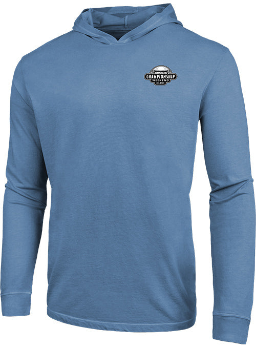 2026 Homestead-Miami Speedway Championship AHead Blue Hoodie - Front View
