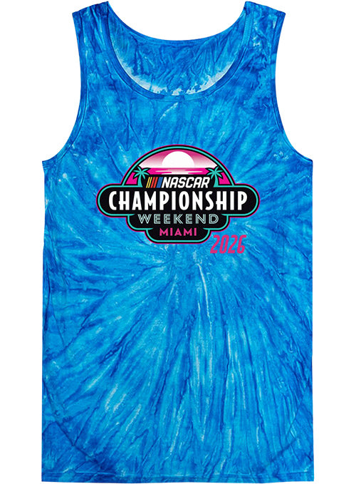 2026 Homestead-Miami Tie Dye Tank Top - Front View