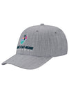 Homestead-Miami Logo Flex-Fit Hat in Grey - Angled Left Side View