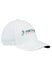Homestead-Miami Contrast Stitch Performance Hat in White - Angled Right Side View