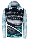 Homestead-Miami Sublimated Hooded Long Sleeve T-Shirt