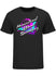 Homestead-Miami Speedway Collegiate Style Black T-Shirt - Front View