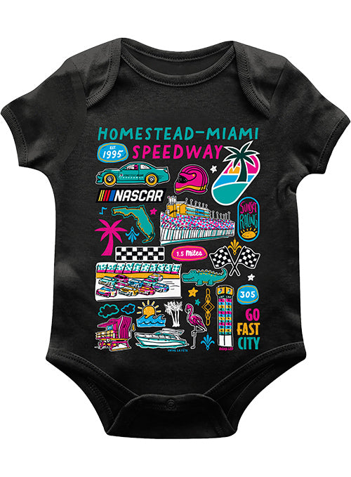 Infant Homestead-Miami Speedway Viva Le Fete Onesie