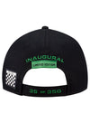 2024 Iowa Corn 350 Special Edition Hat in Black and Green - Back View
