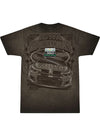 2026 Men's Iowa Speedway Ghost Car Tee in Black - Back View