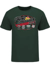 2026 Iowa Speedway Triple Header T-Shirt in Green - Front View