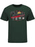 2026 Iowa Speedway Triple Header T-Shirt in Green - Front View