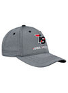 Iowa Heather Performance Hat in Grey - Angled Right Side View