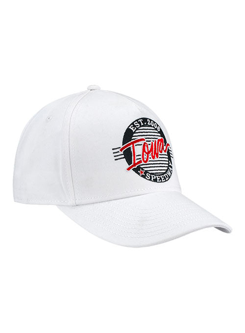 Iowa Speedway The Game Collegiate Hat in White - Front right view