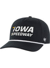 Iowa Speedway '47 Hawkeyes Hat in Black - Front Left View