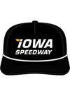Iowa Speedway '47 Hawkeyes Hat in Black - Front View