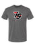 Iowa Speedway Track Logo T-Shirt in Grey - Front View