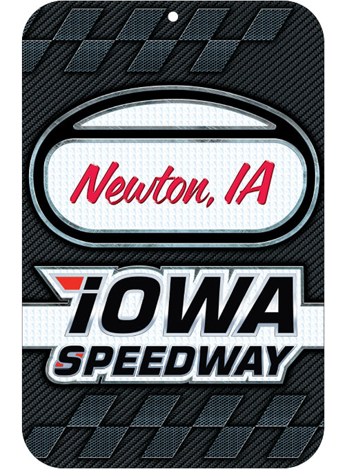 Iowa Speedway New Track Plastic Sign