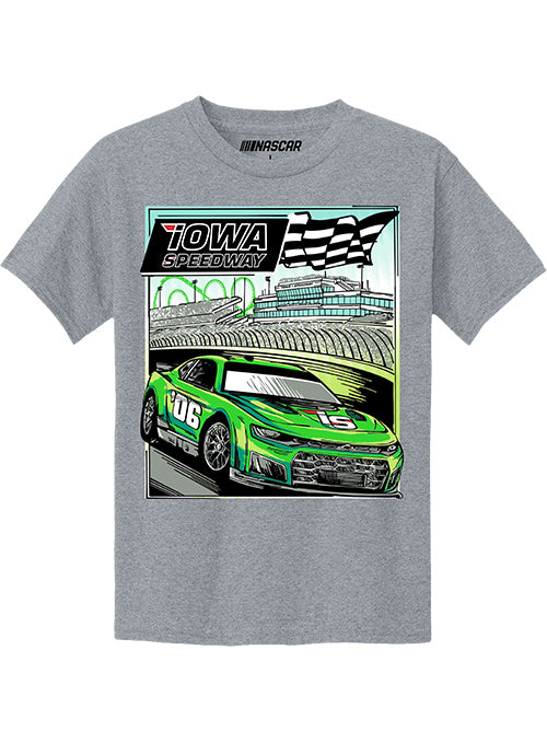 Youth Iowa Speedway Rollercoaster Tee