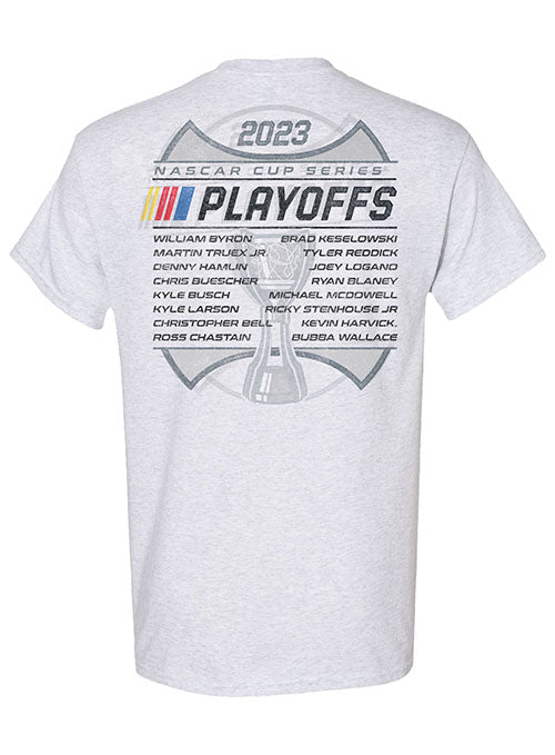 2023 Playoffs Roster Tee in White - Back View