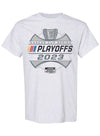 2023 Playoffs Roster Tee in White - Front View