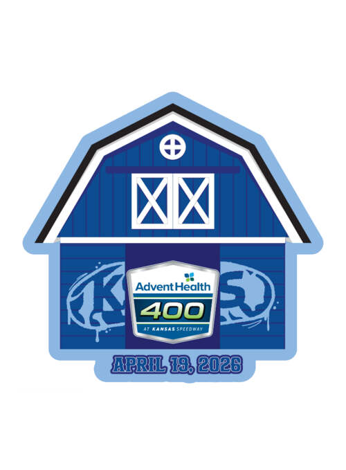 2026 Advent Health 400 Opening Barn Door Layered Hatpin