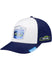 2026 Kansas Speedway Limited Edition AdventHealth 400 Hat in White and Blue  - Front Left View