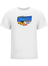 2023 Kansas Triple Header T-Shirt in White - Front View