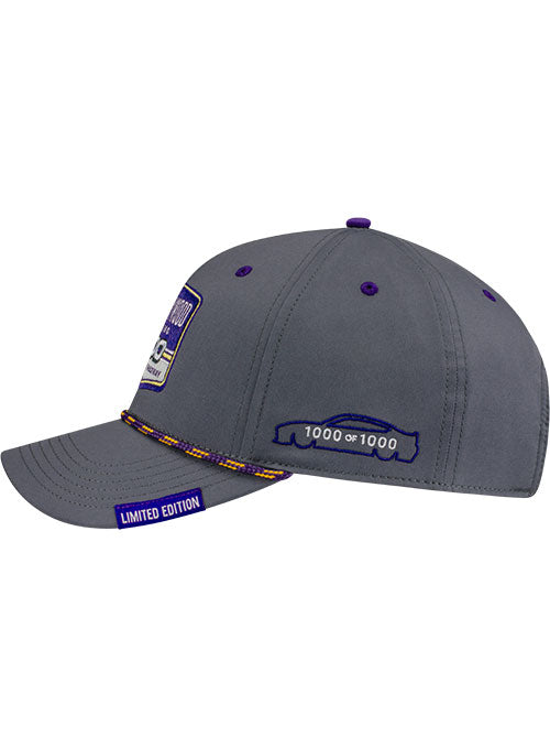 2026 Hollywood Casino 400 at Kansas Speedway Limited Edition Hat in grey - left view