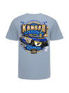 2023 Hollywood Casino 400 Event T-Shirt in Blue - Back View