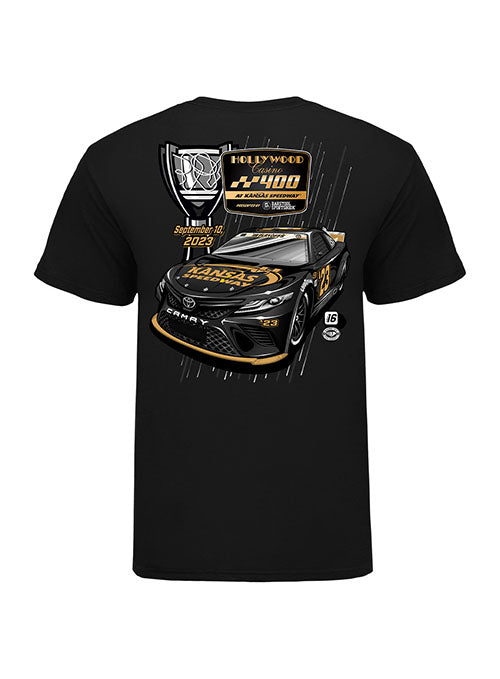 2023 Hollywood Casino 400 Ghost Car T-Shirt in Black - Back View