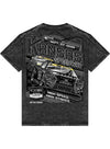 2026 Kansas Speedway Hollywood Casino 400 Ghost Car T-Shirt in Black - Back View