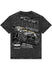 2026 Kansas Speedway Hollywood Casino 400 Ghost Car T-Shirt in Black - Back View