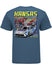 2026 Kansas Speedway Triple Header T-Shirt in Blue - Back View