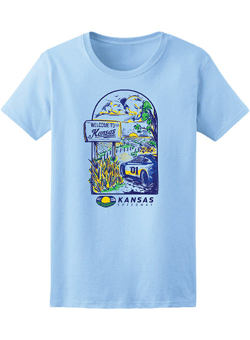 Ladies Kansas Speedway Scenic Car Tee